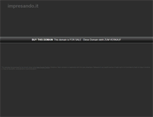 Tablet Screenshot of impresando.it